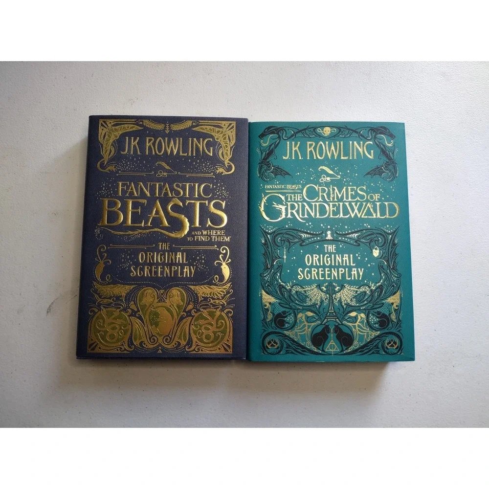 Fantastic Beasts PLUS Lot Of 2 The Original Screen Play JK‎ Rowling 1st Editions